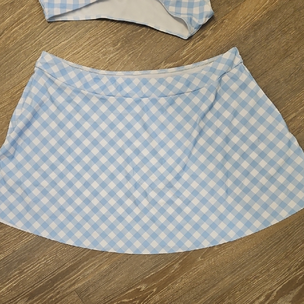 Blue Gingham Hello Kitty Bikini Set - image 7